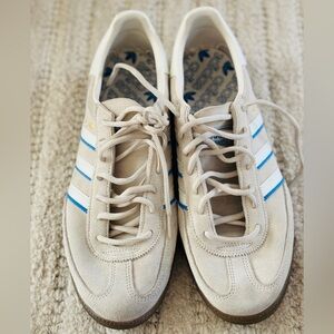 Adidas Spezial Men's Beige and Blue Sneakers